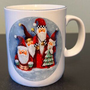 Magical Father Christmas Santa Claus Ceramic Coffee Cup Mug Saint Nicholas Boho